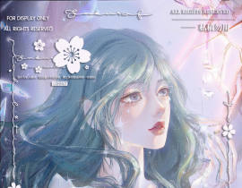 客户约稿破碎感美人，请关注我哦_绘画作品