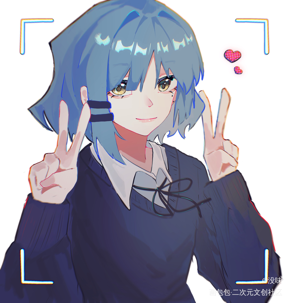 ✌️~_板绘涂山田凉孤独摇滚绘画作品