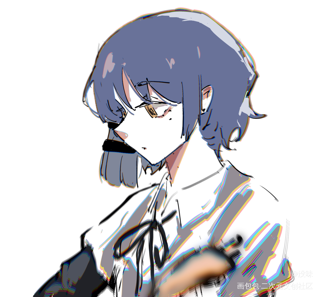 又摸了下凉~_板绘涂山田凉孤独摇滚绘画作品