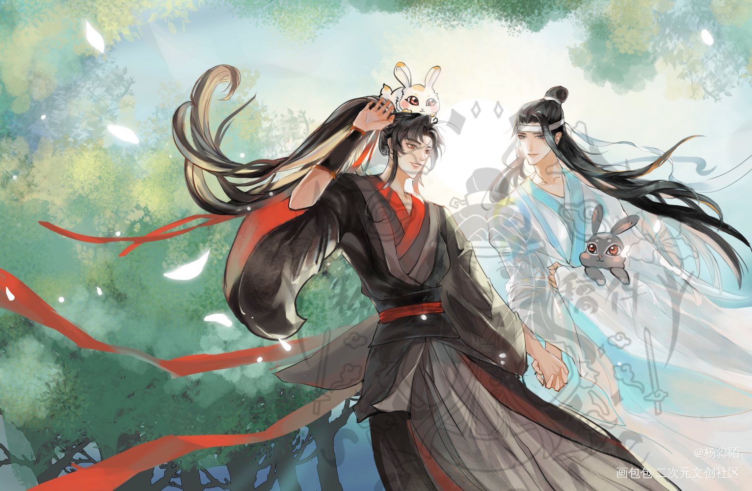 忘羡_魔道祖师忘羡绘画作品