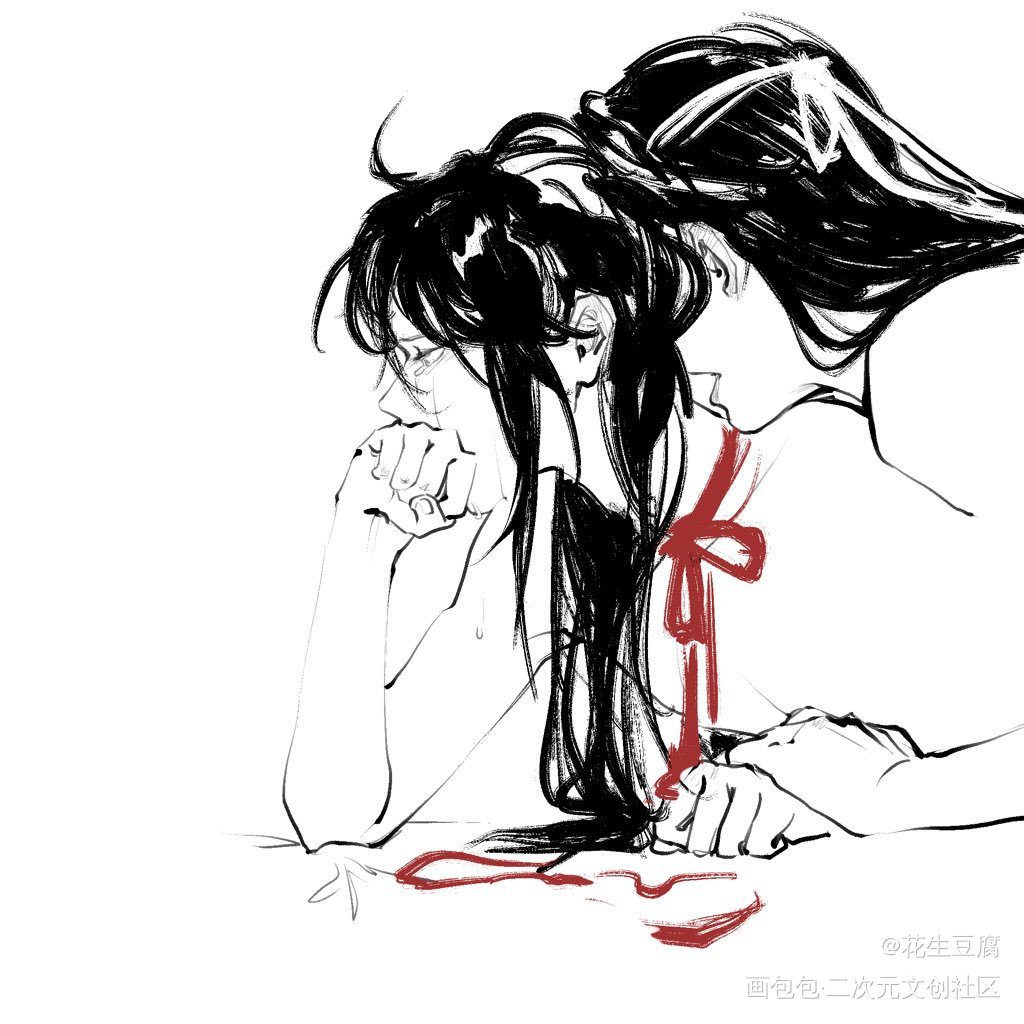 忘羡_魔道祖师忘羡蓝忘机魏无羡墨香铜臭绘画作品