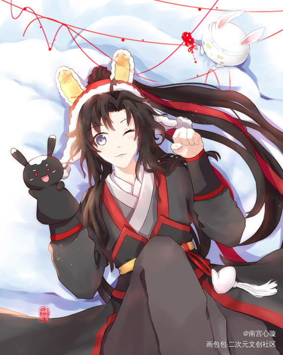 瞎画_魔道祖师魏无羡绘画作品