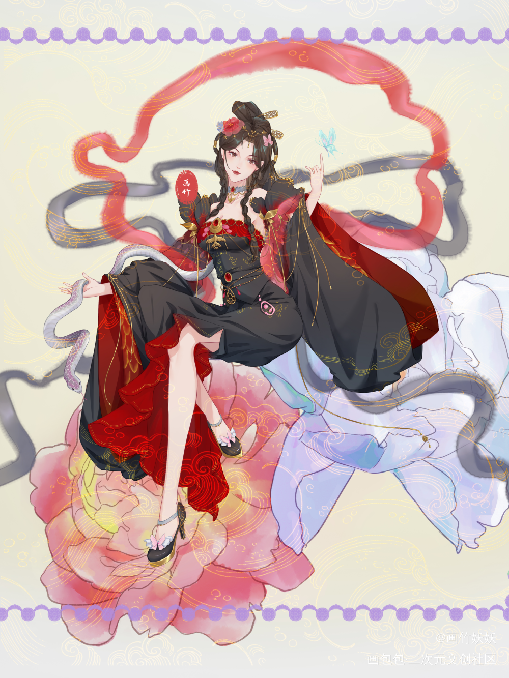 王默  花神_插画王默精灵梦叶罗丽绘画绘画作品
