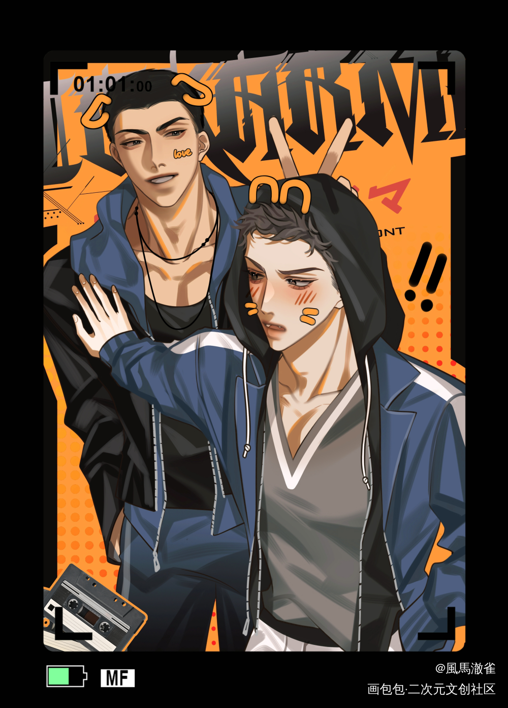小白生日快乐🎉_小白杨188男团俞白绘画作品