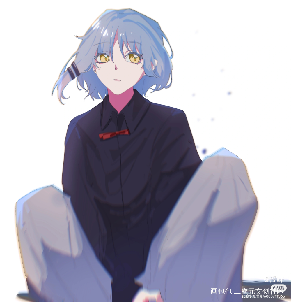 凉啊~_板绘涂山田凉孤独摇滚绘画作品