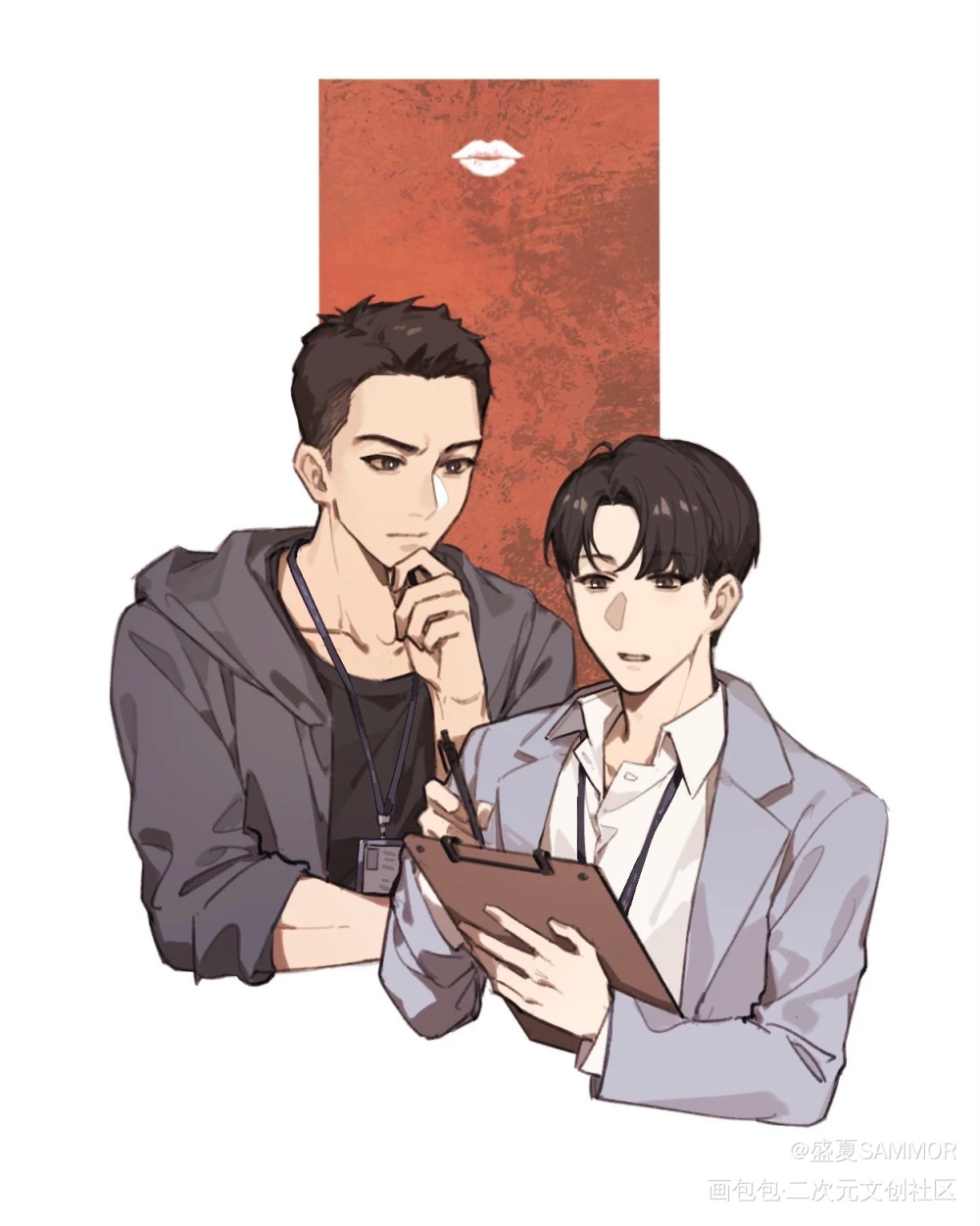 城翊_城心城翊城翊猎罪图鉴绘画作品