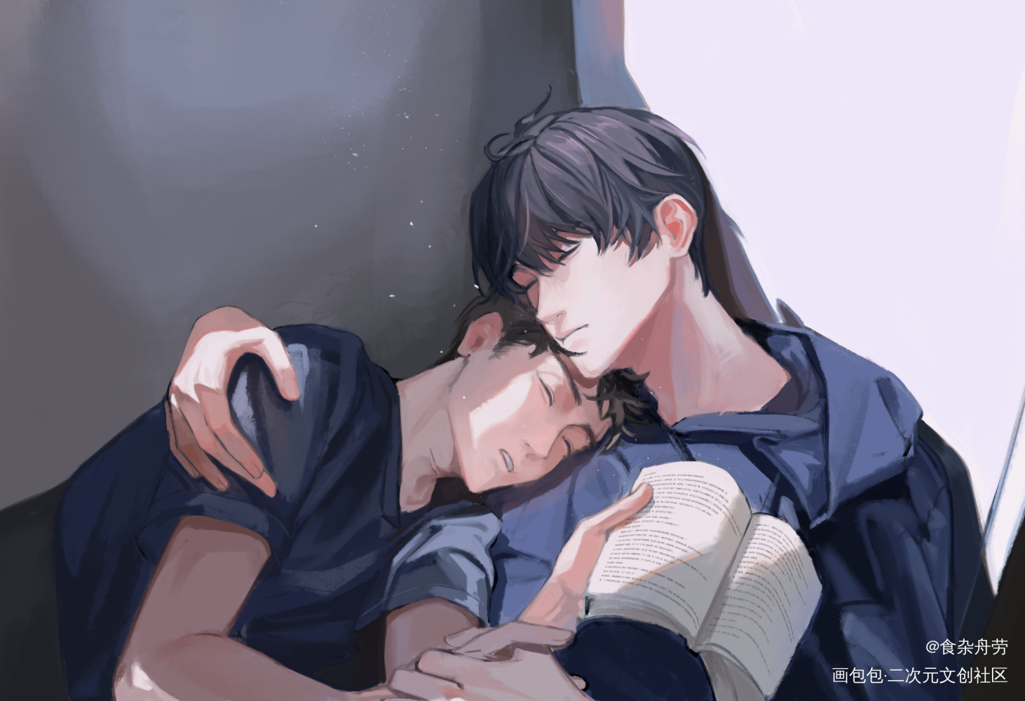 💤💤_盗墓笔记瓶邪绘画作品