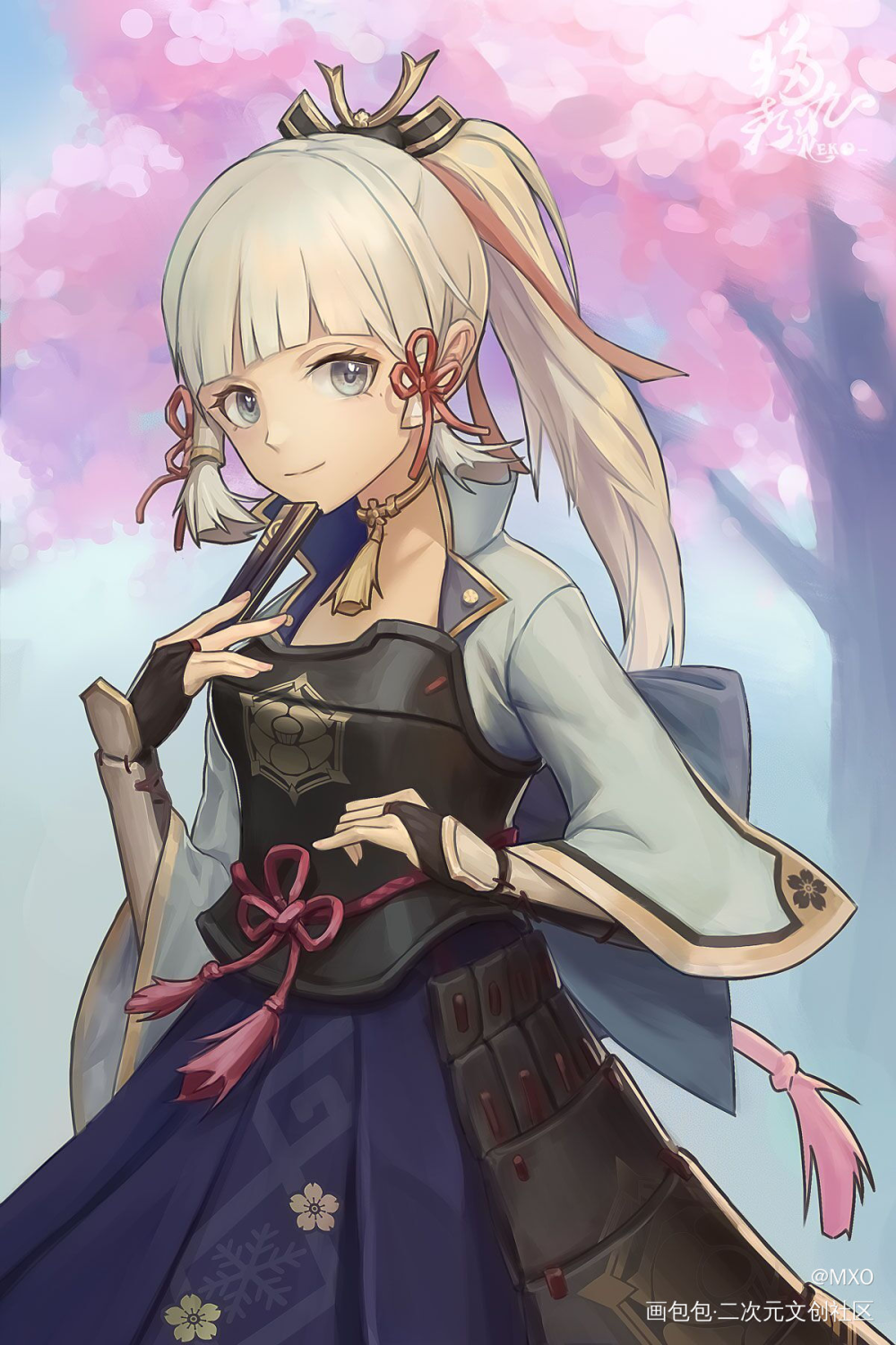 之前摸的神里_原神绘画作品