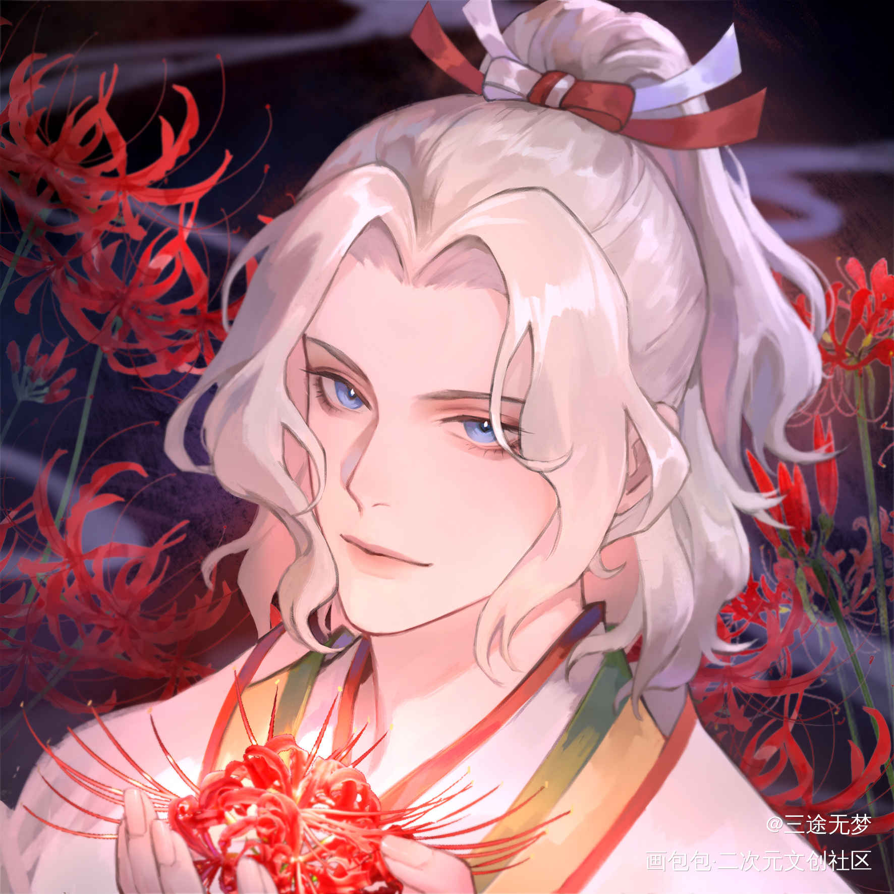 夏洛特-浮生妄_王者荣耀夏洛特橘右京头像同人不知火舞绘画绘画作品