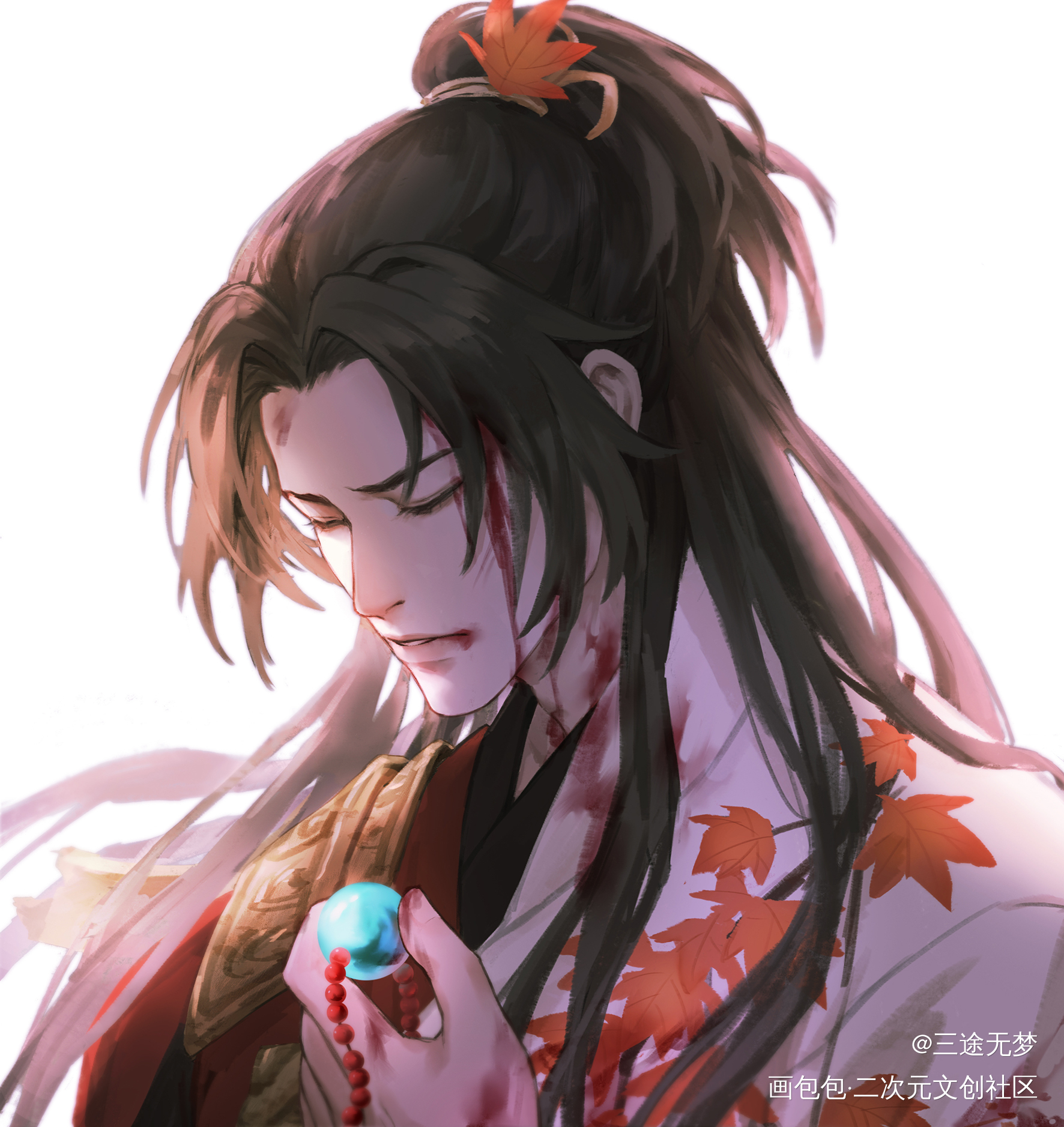 夏洛特-浮生妄_王者荣耀夏洛特橘右京头像同人不知火舞绘画绘画作品