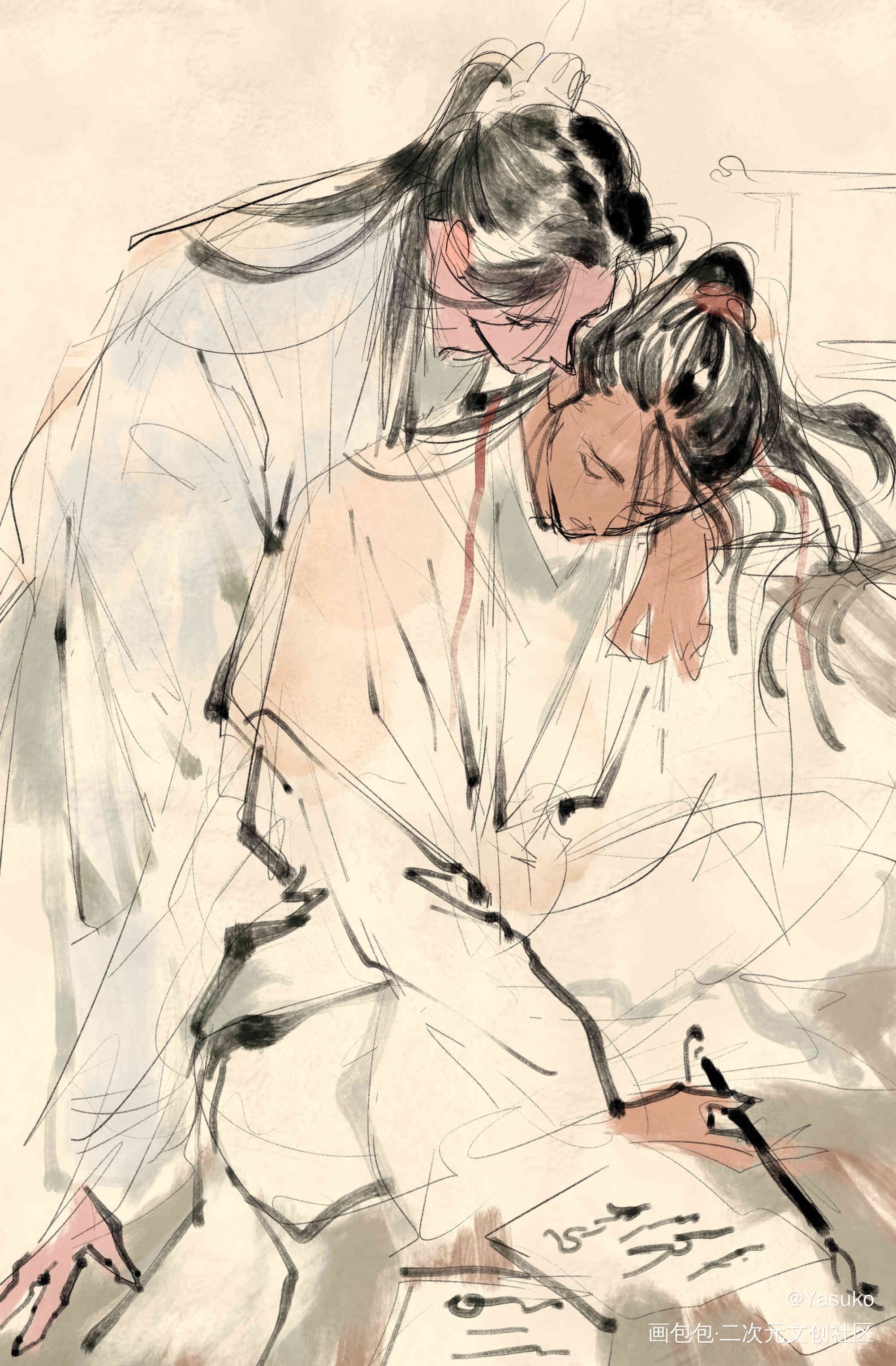 忘羡_魔道祖师绘画作品