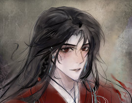 天官赐福 花城_绘画作品