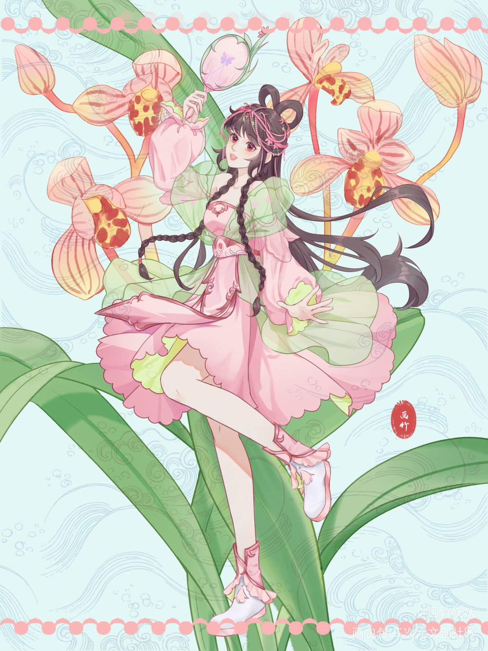 王默  花神_插画王默精灵梦叶罗丽绘画绘画作品