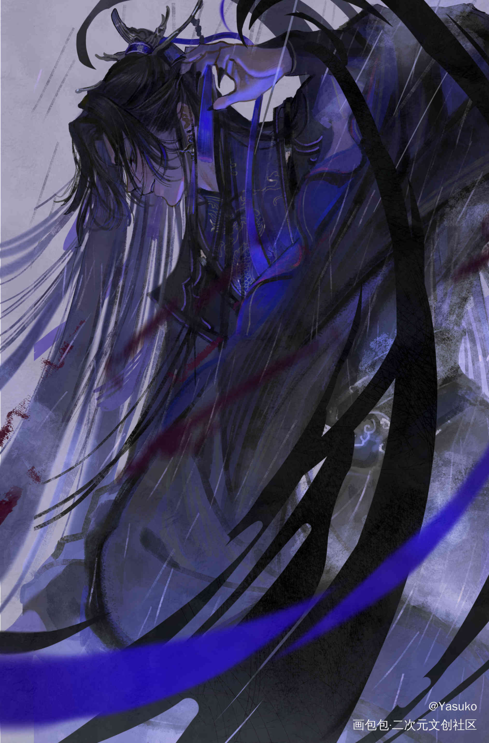 薛闲黑化_铜钱龛世绘画作品