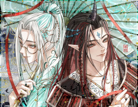 山海 《默读》_绘画作品