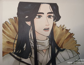 摸了个美丽怜怜_绘画作品