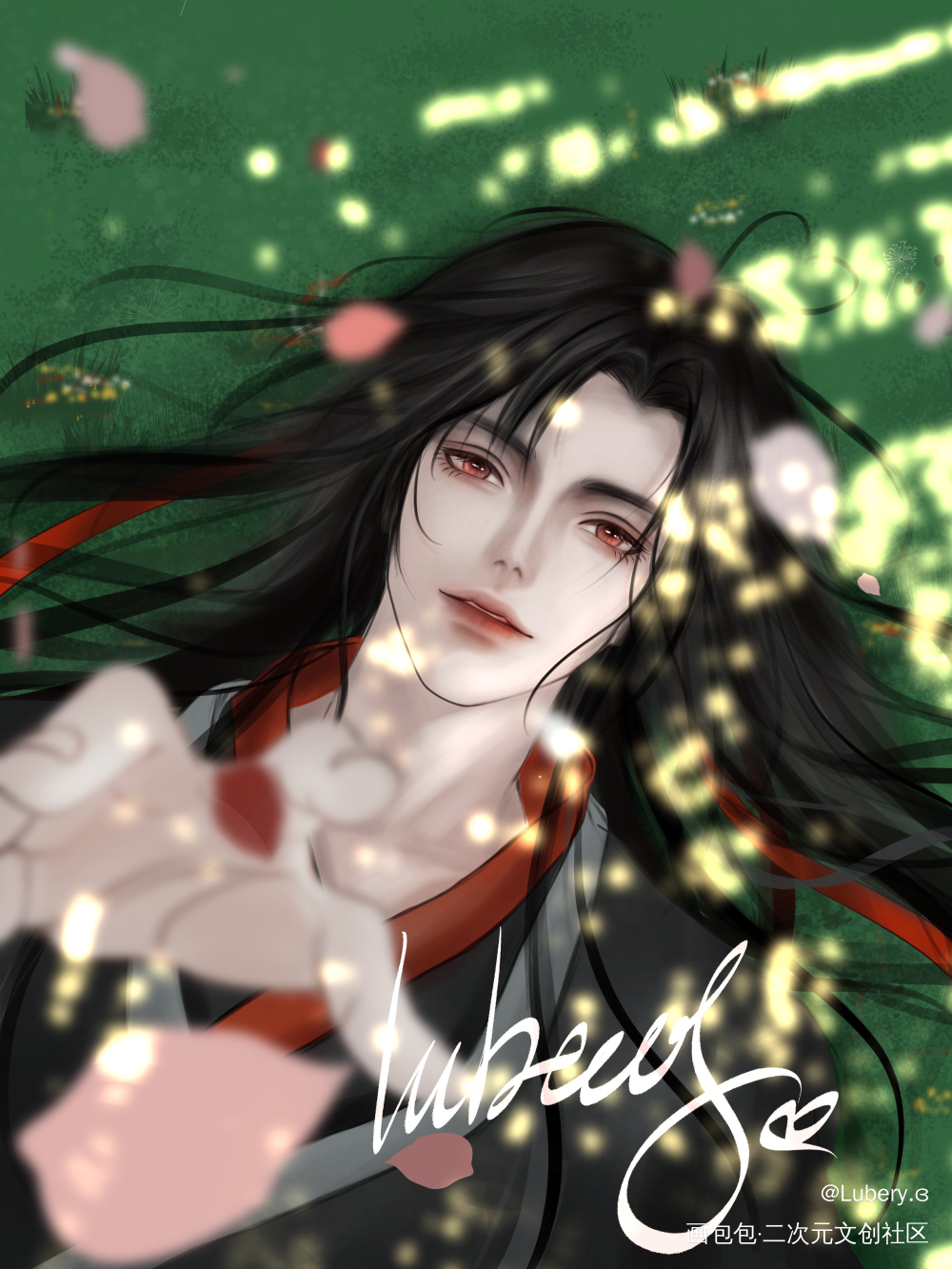 能不能认证靠大家了！_魔道祖师魏无羡画画摸鱼绘画作品
