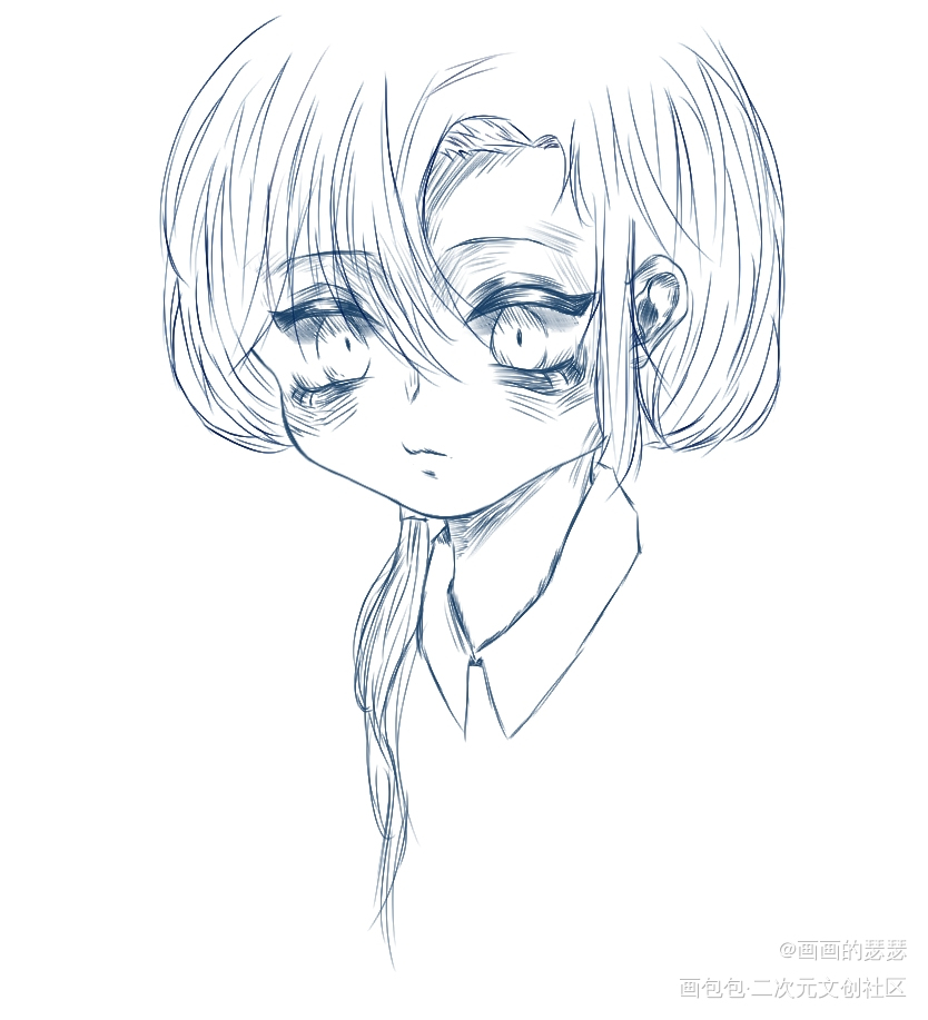 自设_摸鱼页指绘自设原创绘画作品