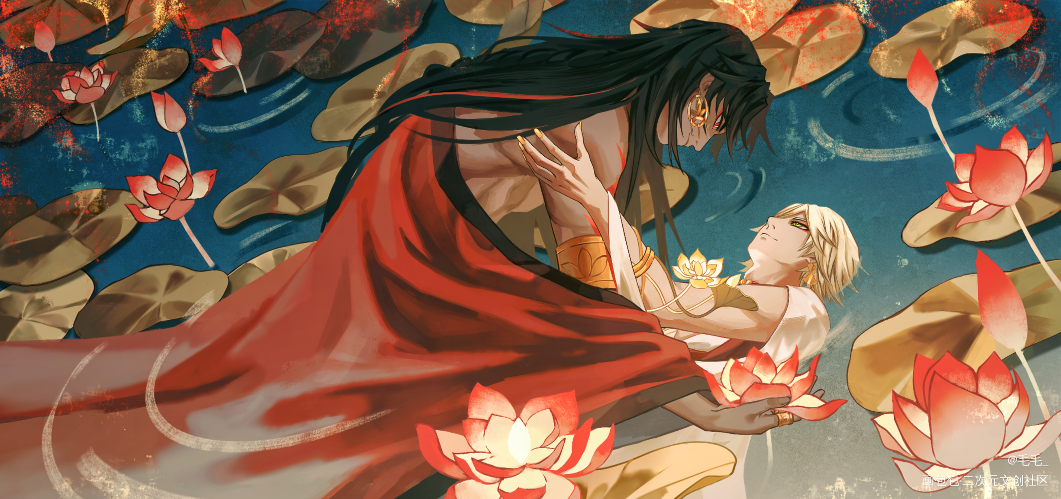 还有张修帝！当时画完也很喜欢_阴阳师修帝绘画作品
