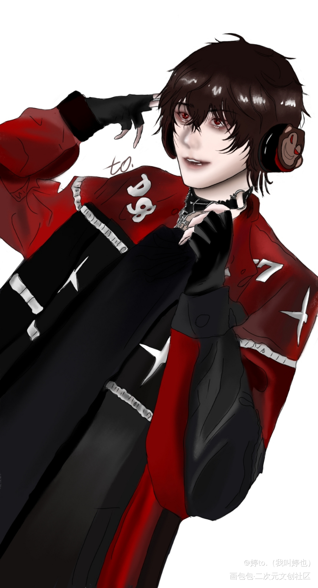 卷尾猴盗贼牧四诚music_我在惊悚游戏里封神绘画作品