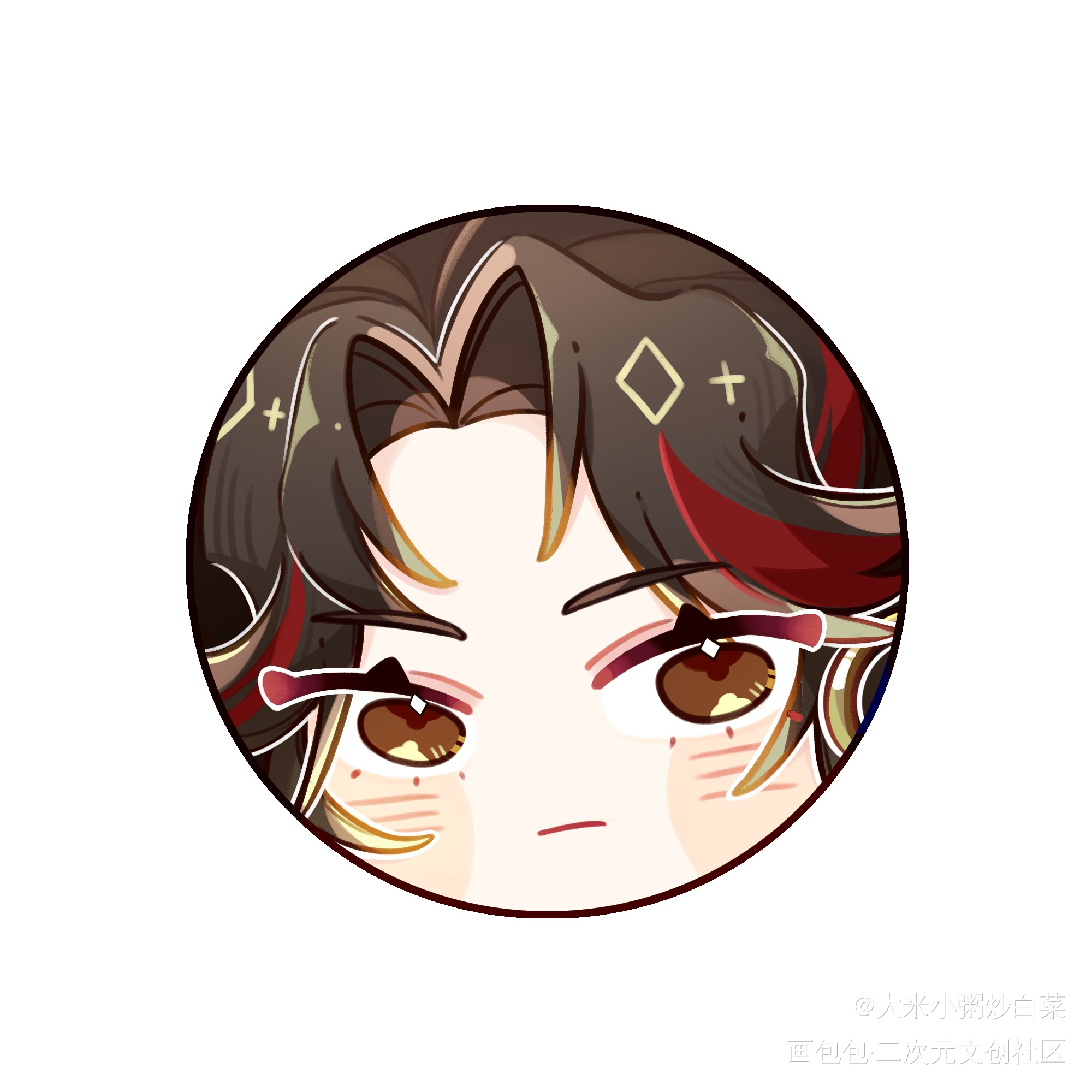 闻老师和江江_魔尊也想知道Q版闻人厄殷寒江绘画作品