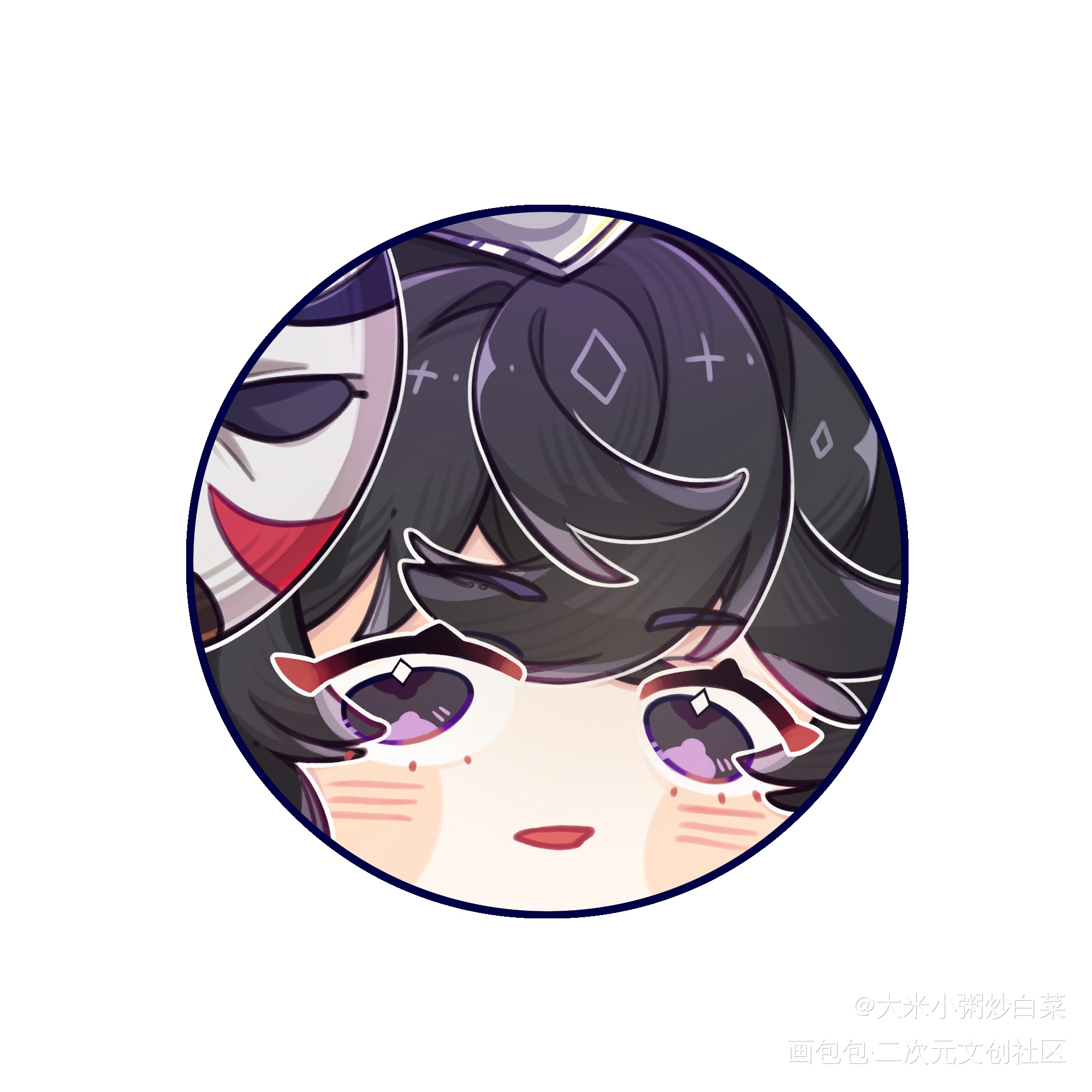 闻老师和江江_魔尊也想知道Q版闻人厄殷寒江绘画作品