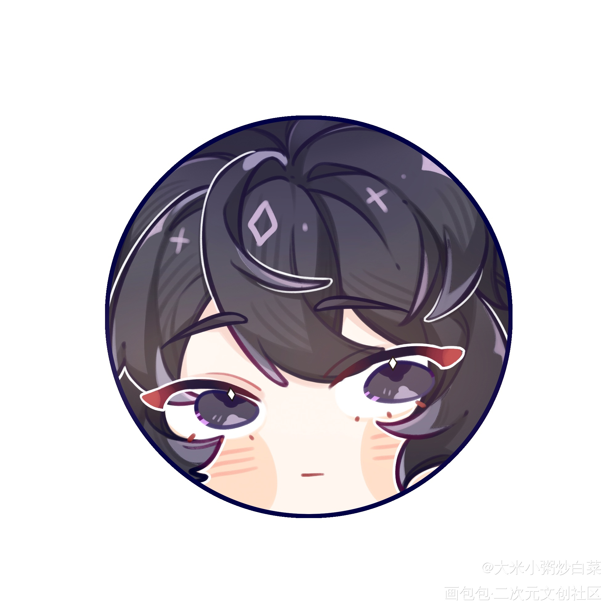 闻老师和江江_魔尊也想知道Q版闻人厄殷寒江绘画作品