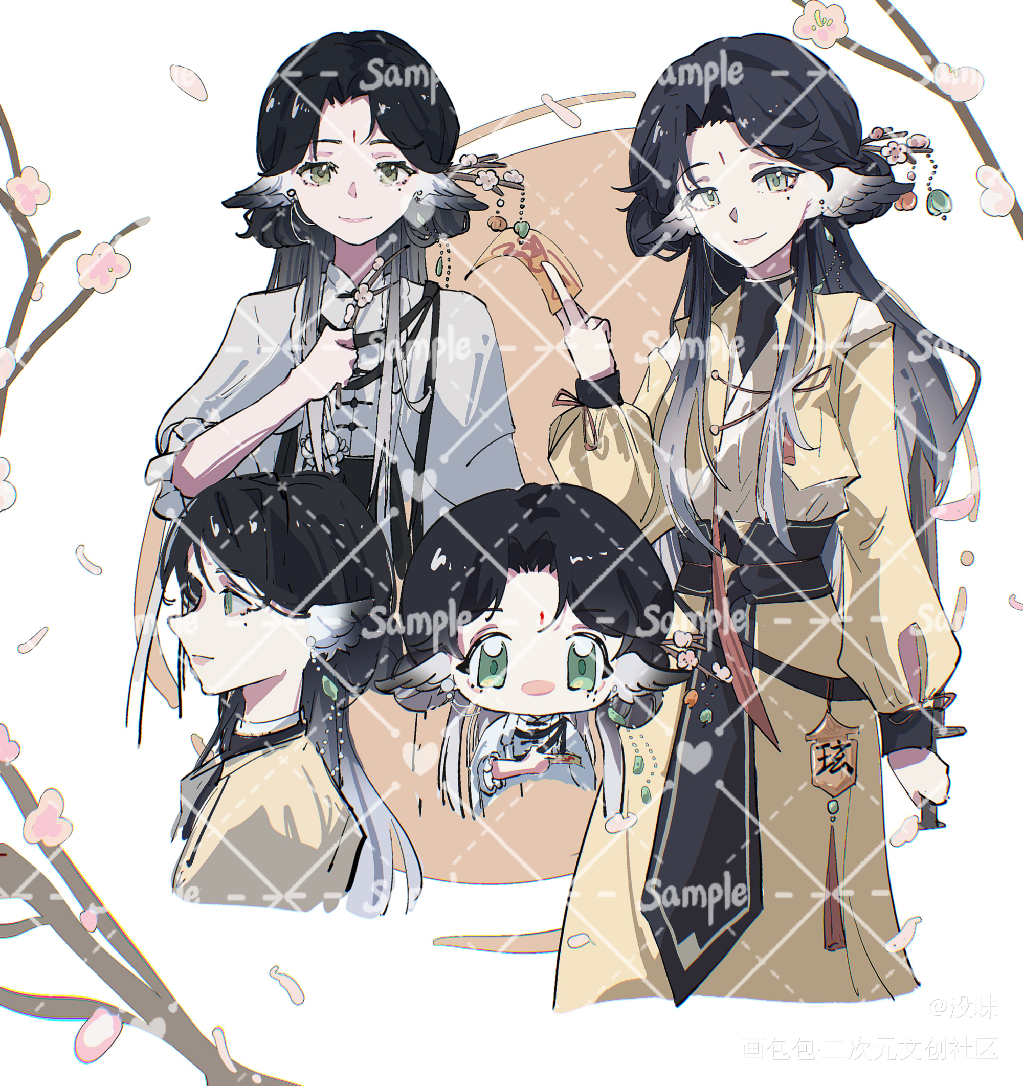 稿子展示~_约稿绘画作品