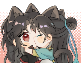 和师尊亲亲！_绘画作品