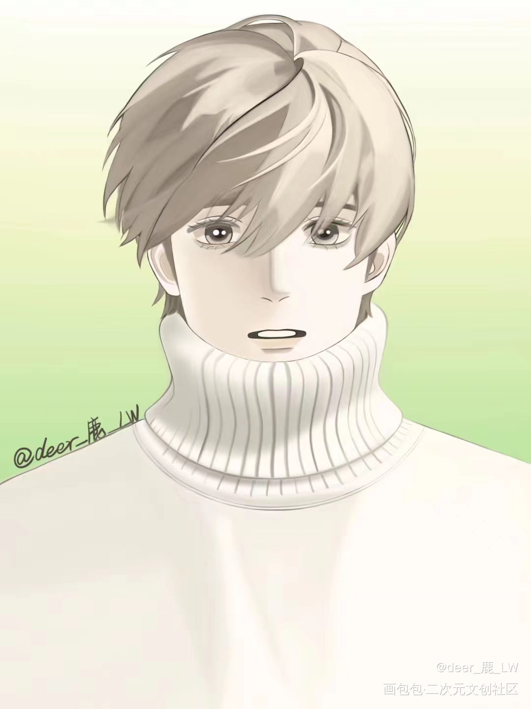 _李程秀板绘涂摸鱼页绘画作品