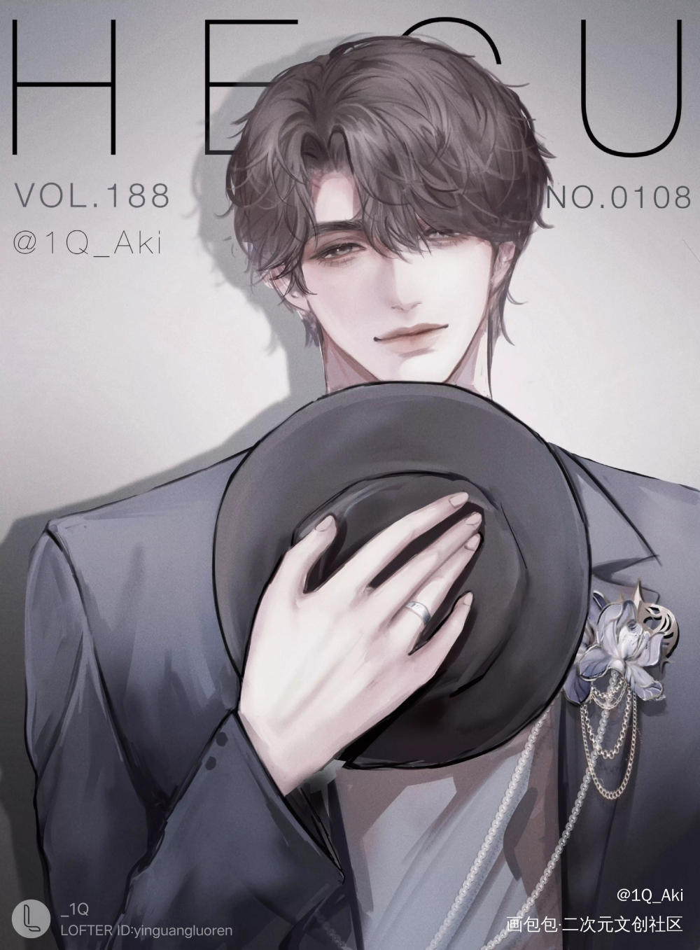 何故_一醉经年188男团何故板绘涂绘画作品