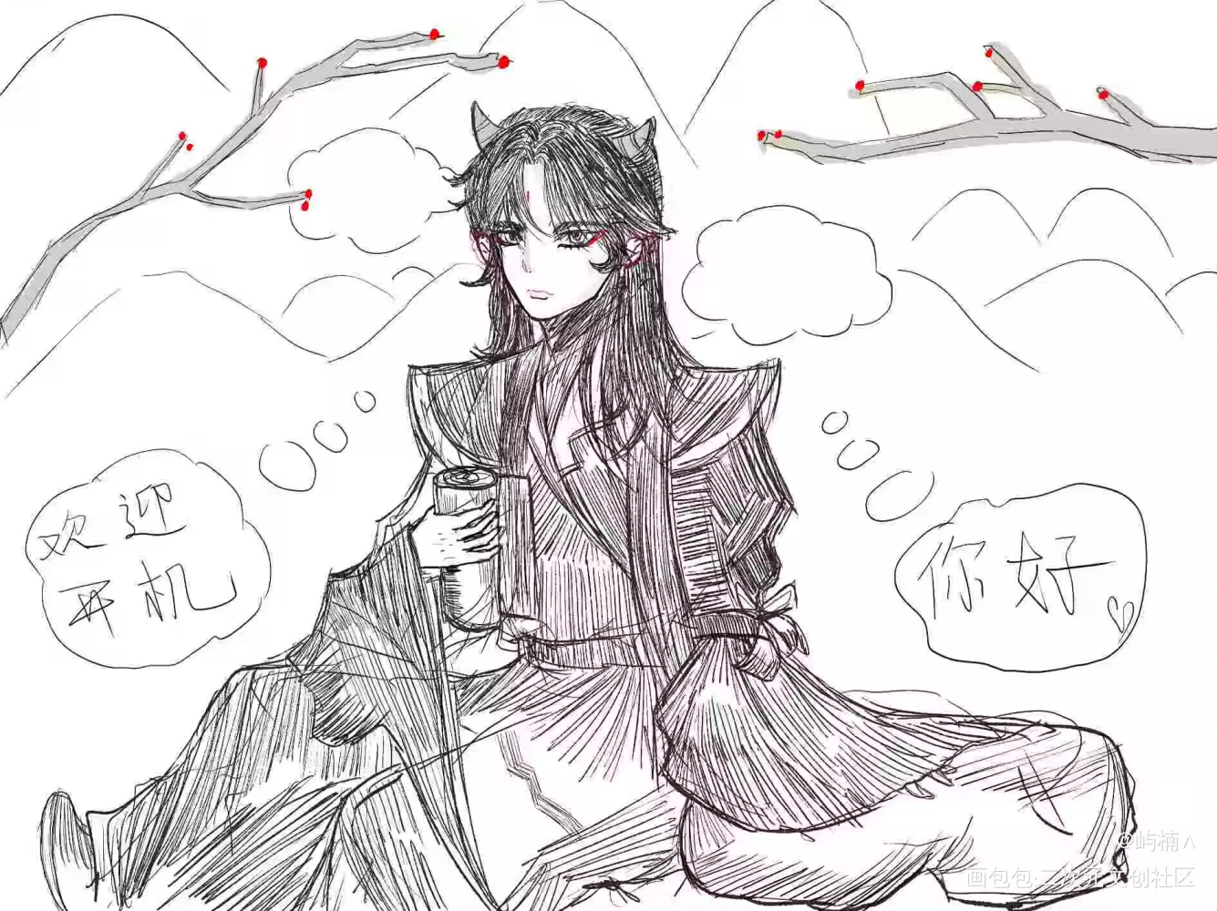 _绘画绘画作品
