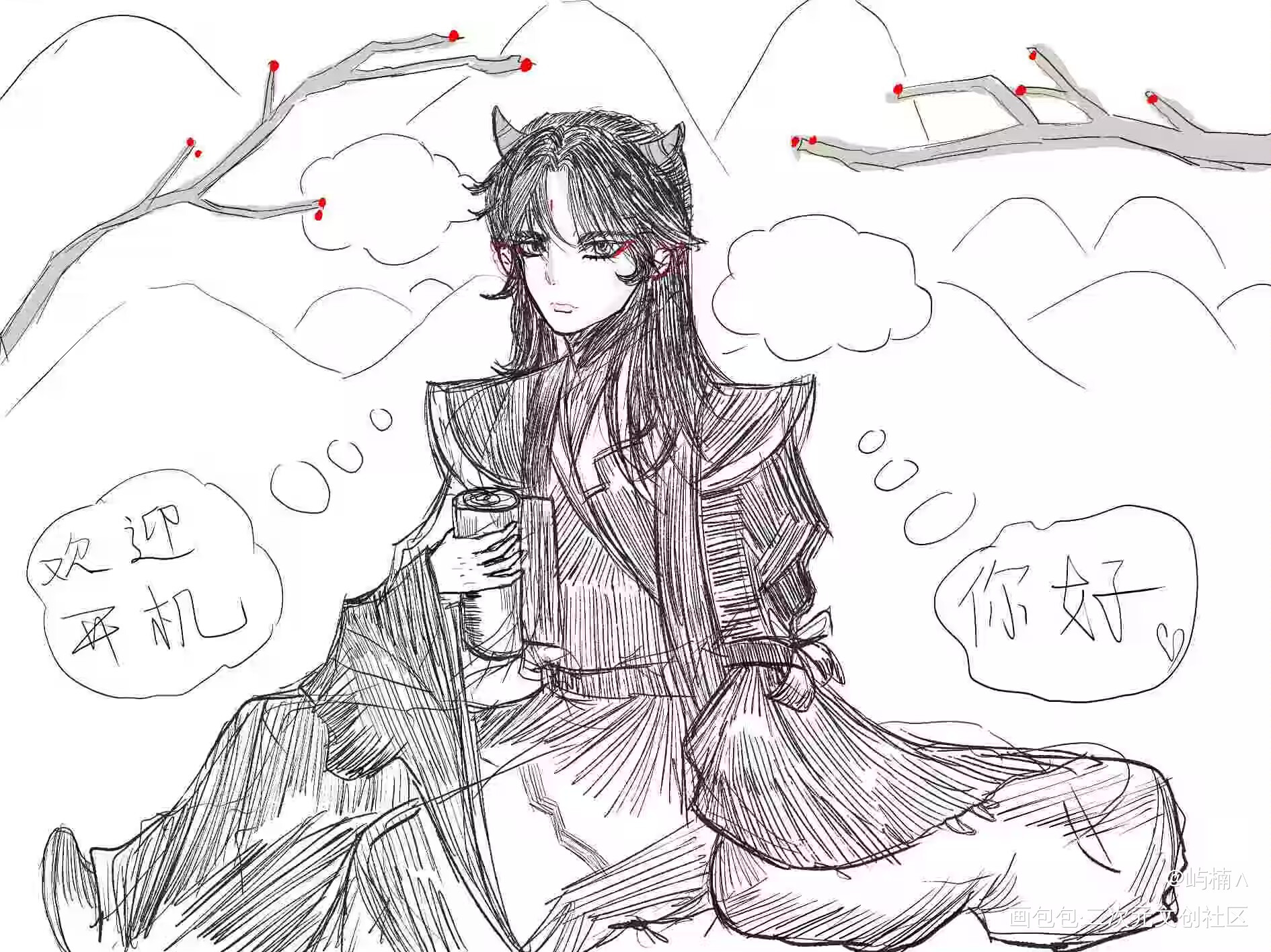 _绘画绘画作品
