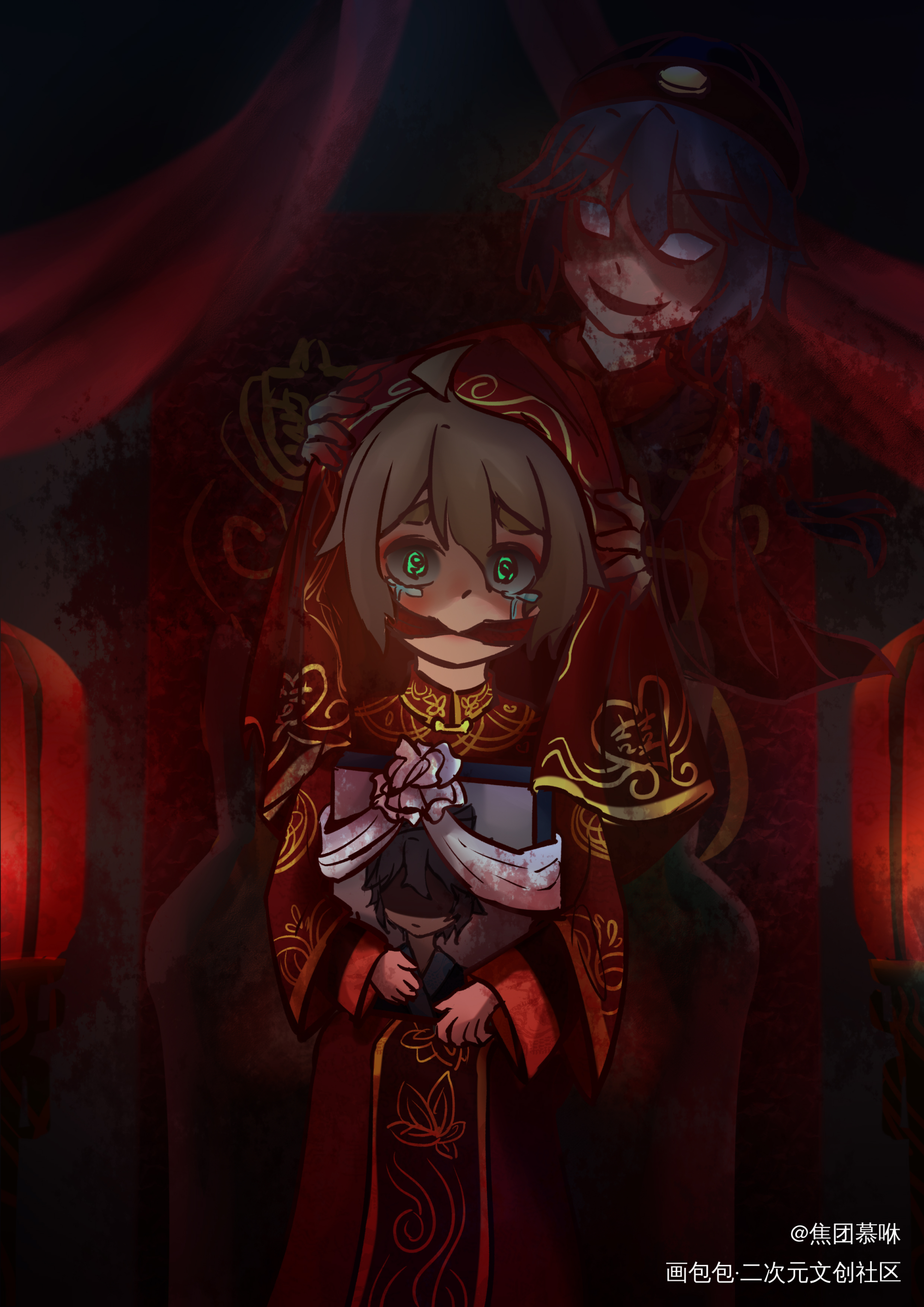 清明安康以及雷安日快乐❤️_凹凸世界雷安绘画作品