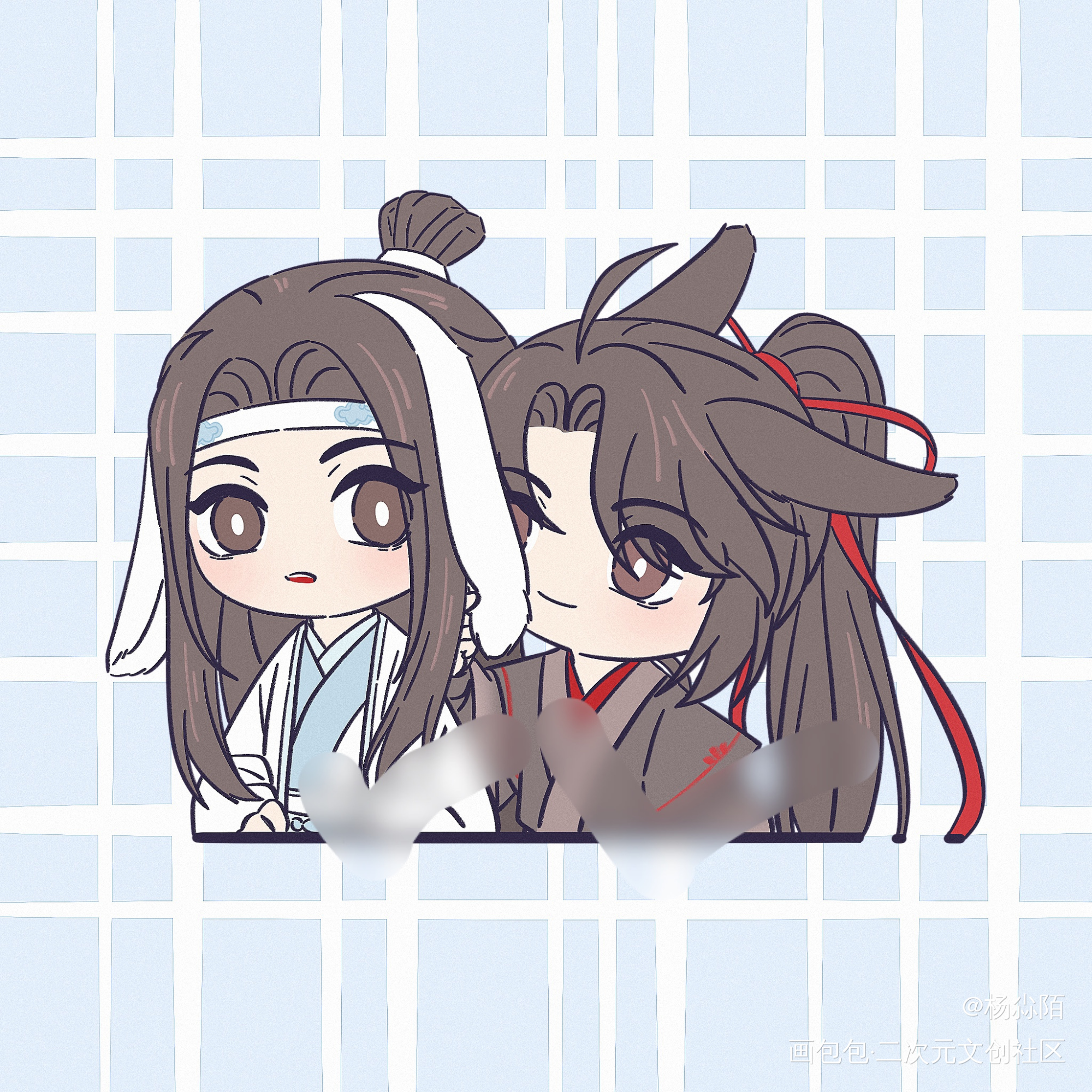 🐰_魔道祖师忘羡绘画作品