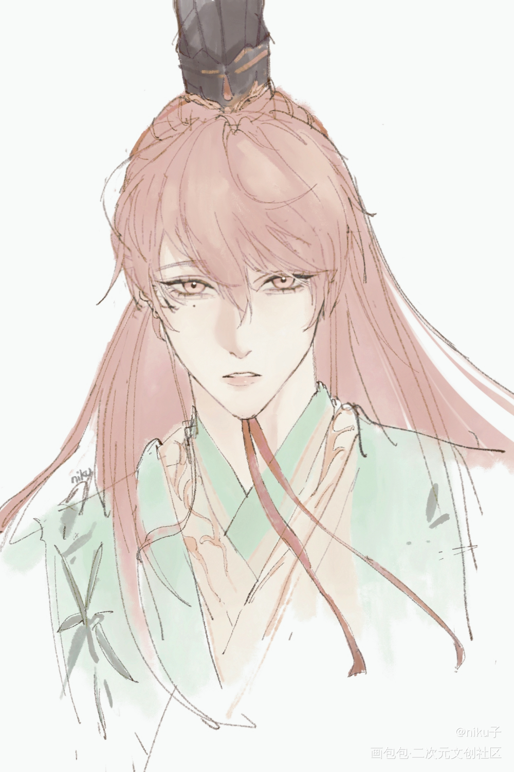 不懂白切黑的有难了！_代号鸢同人procreate绘画作品
