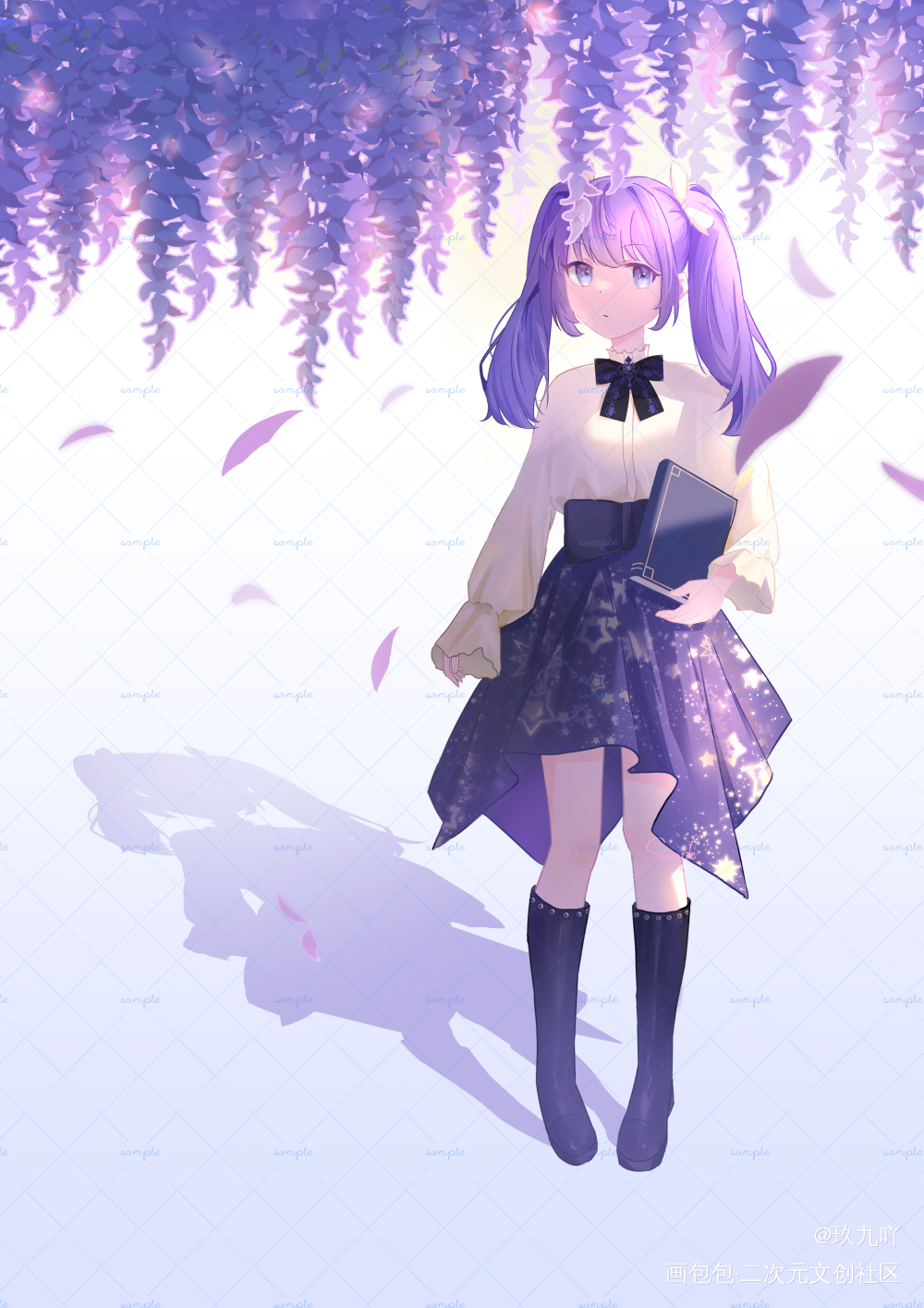 今天又进步了一点点呢！！！_板绘涂日系平涂日系原创绘画绘画作品