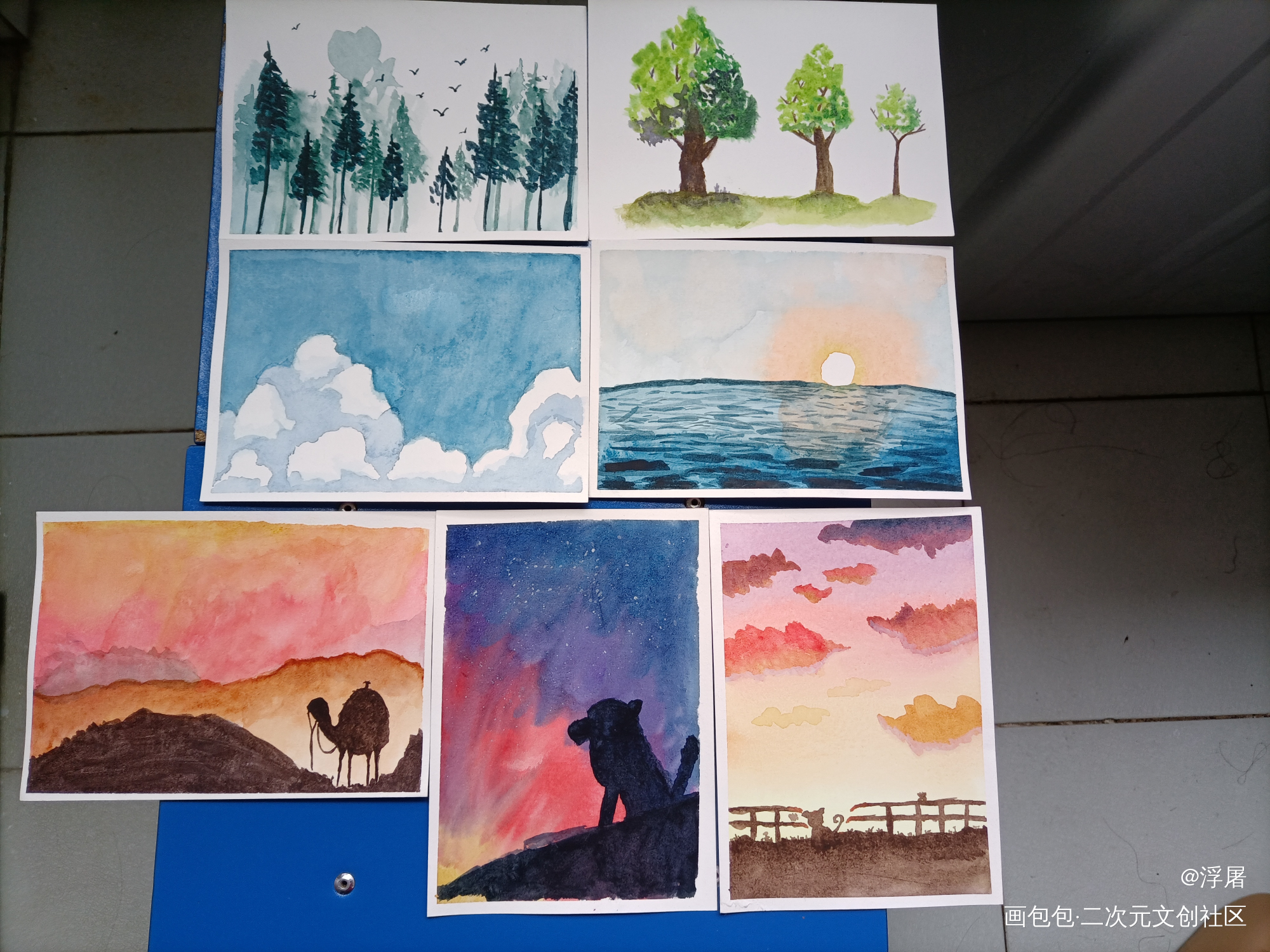 _绘画绘画作品