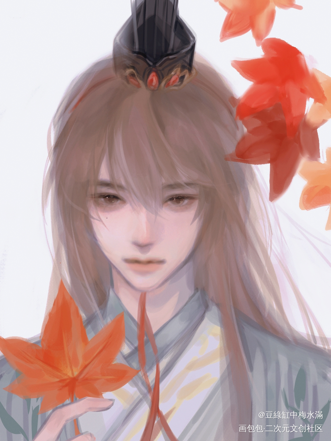 _代号鸢古风同人袁基绘画作品