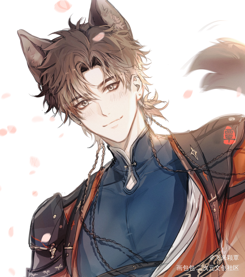 喜欢狗狗_代号鸢孙策板绘涂求点评我要上首推插画同人代号鸢孙策绘画作品