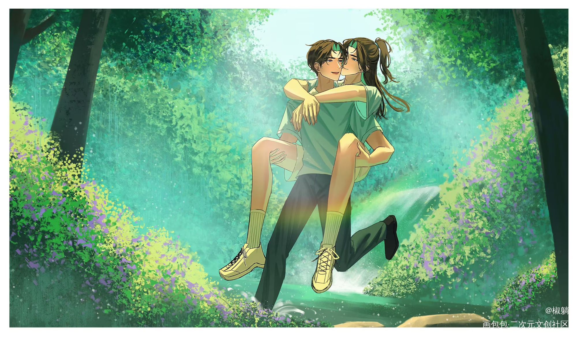 墨燃生日快乐！_二哈和他的白猫师尊燃晚绘画作品