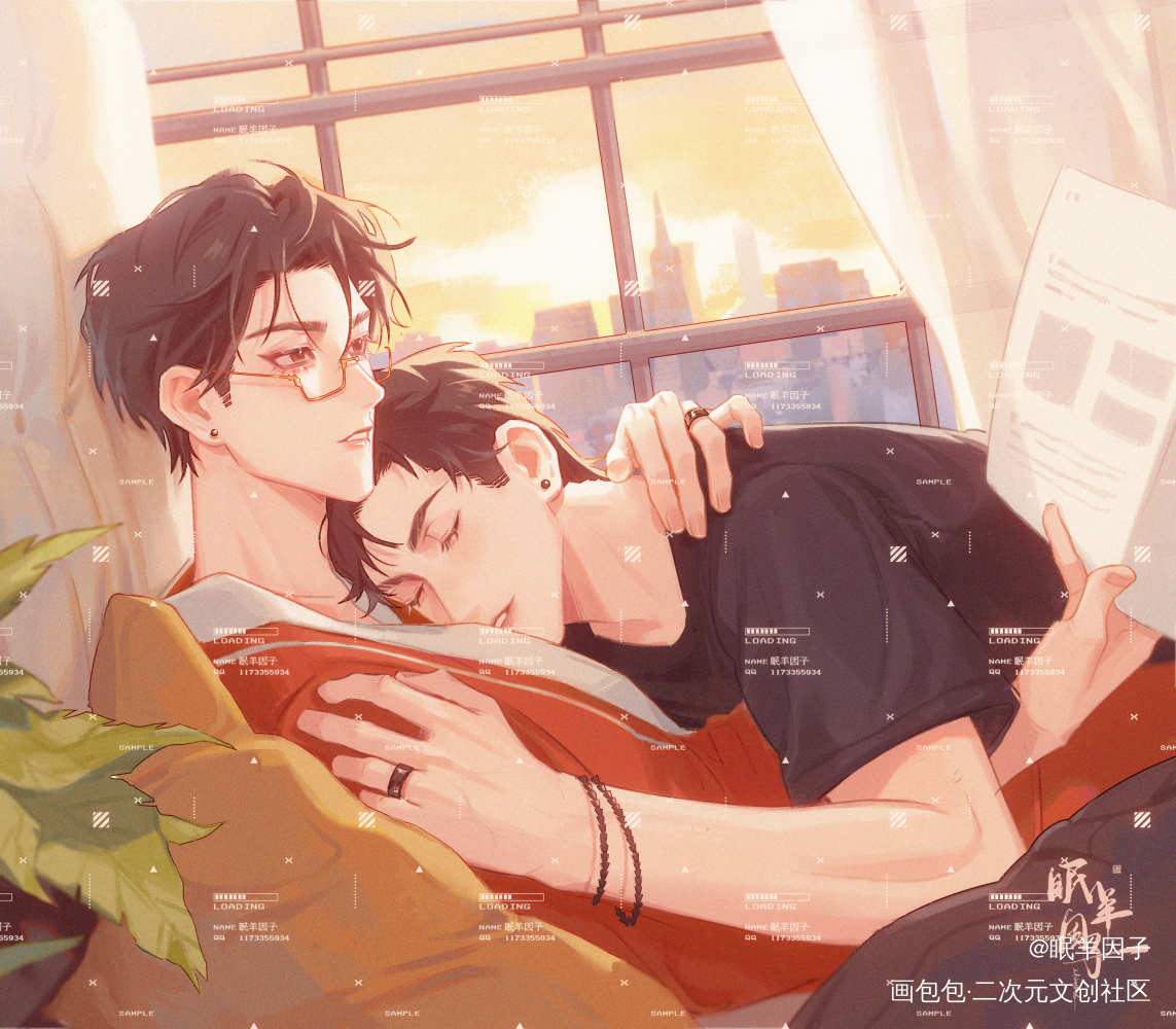 温存·原顾_针锋对决188男团原顾绘画作品