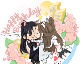 祝墨燃生辰喜乐！！_绘画作品