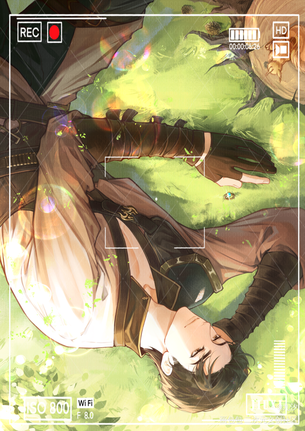 群秀『萤惑照梦』_娘娘腔188男团群秀李程秀邵群绘画作品