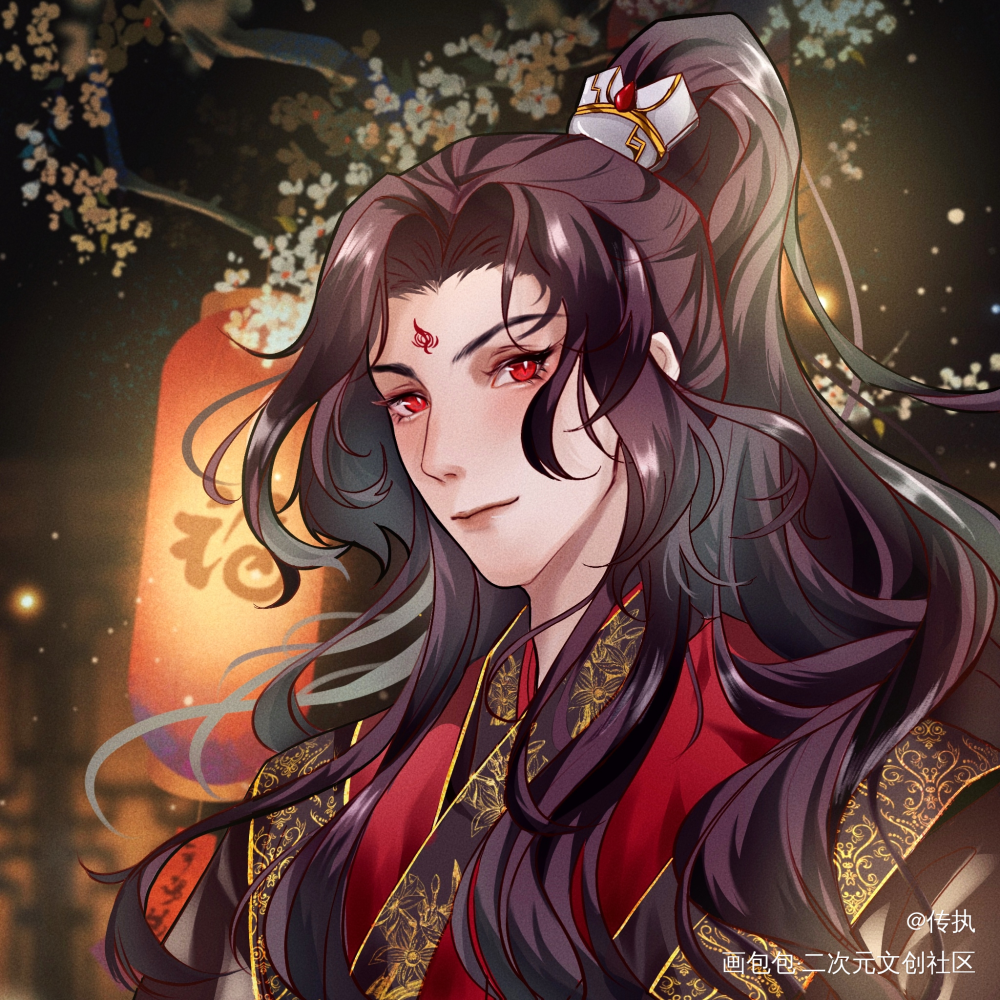 《长夜》_人渣反派自救系统洛冰河板绘涂绘画作品