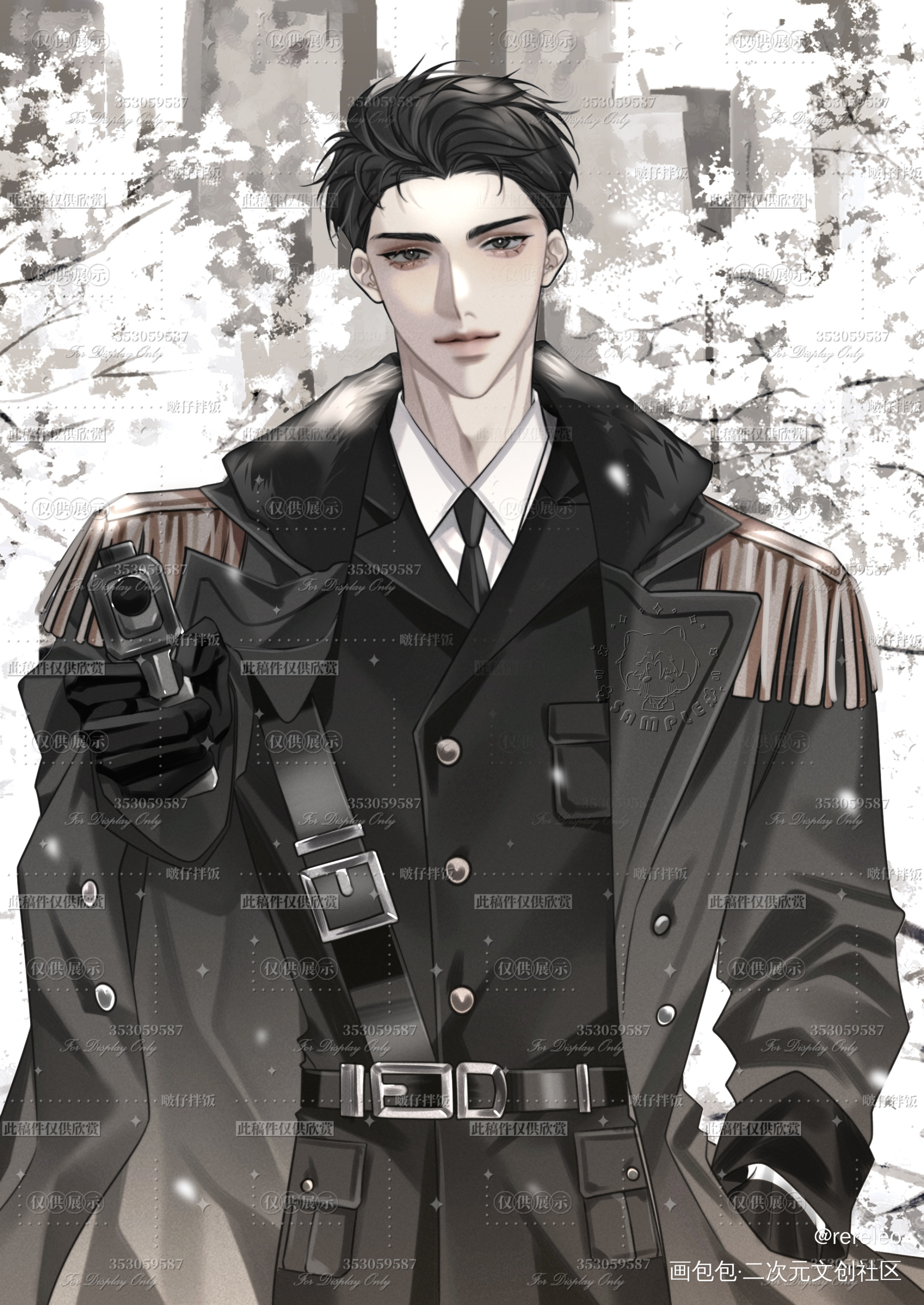 群秀｜一触即发_娘娘腔188男团群秀李程秀邵群绘画作品