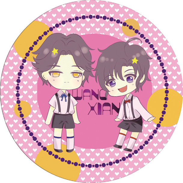 可爱忘羡by椰子（授权预告）_魔道祖师忘羡蓝忘机魏无羡日系Q版绘画作品