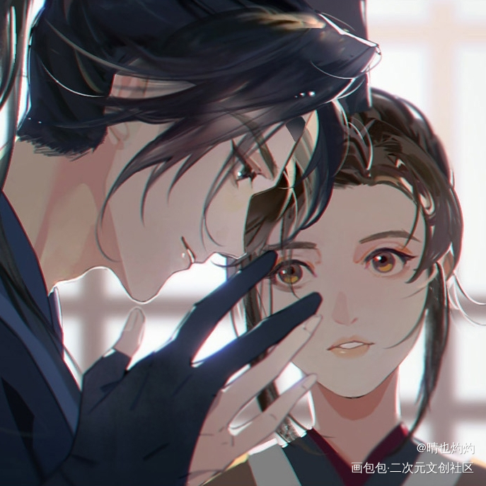 傅融：昨夜，你..._代号鸢板绘涂古风傅融绘画作品