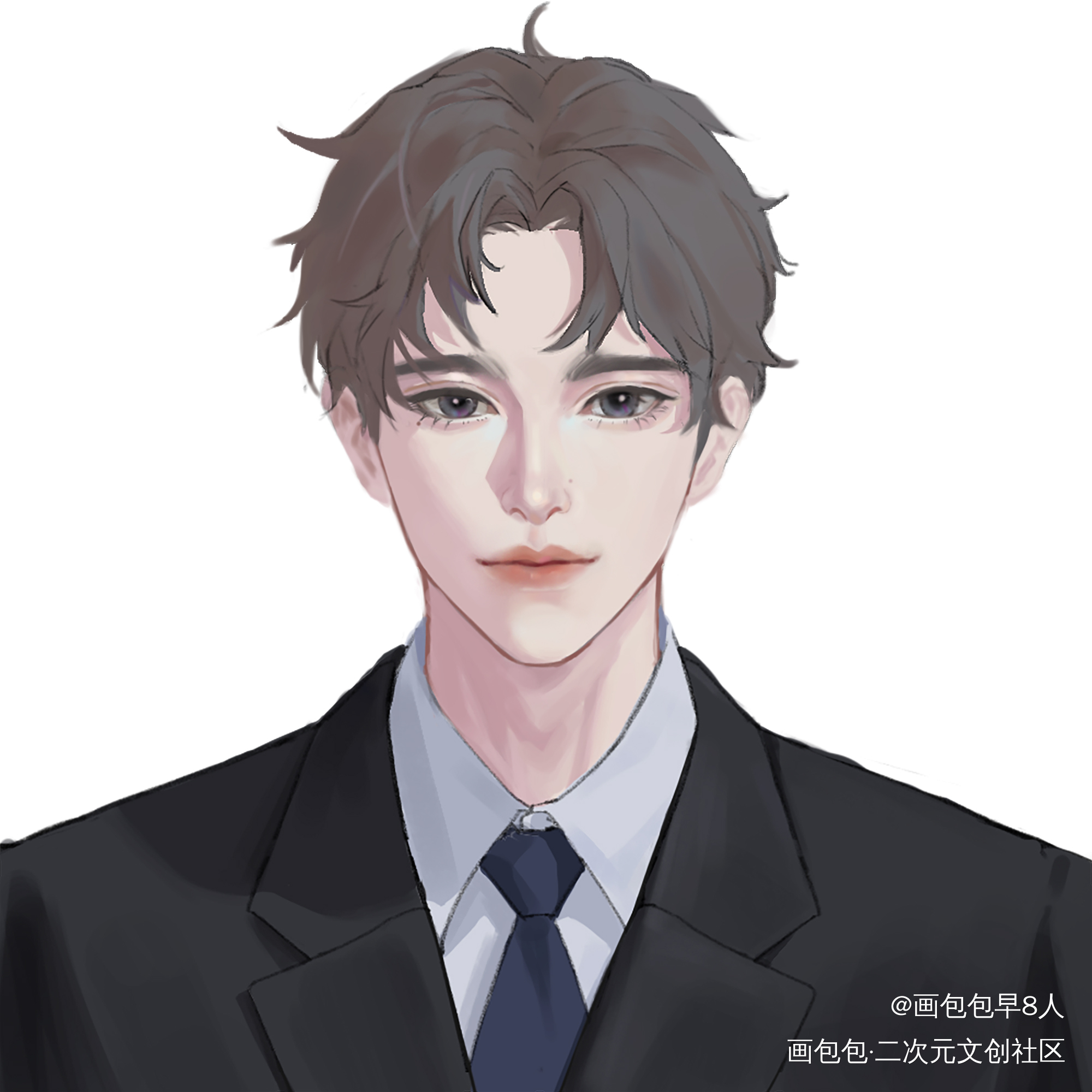 甜辛_谁把谁当真188男团妹叔绘画作品