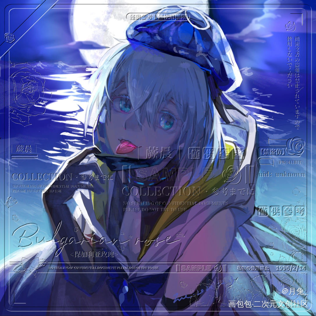 舟水月_明日方舟画手约稿板绘涂半身插半身插画同人舟水月插画约稿约稿绘画作品